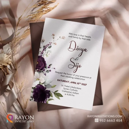 Wedding Invitation Cards Mattannur