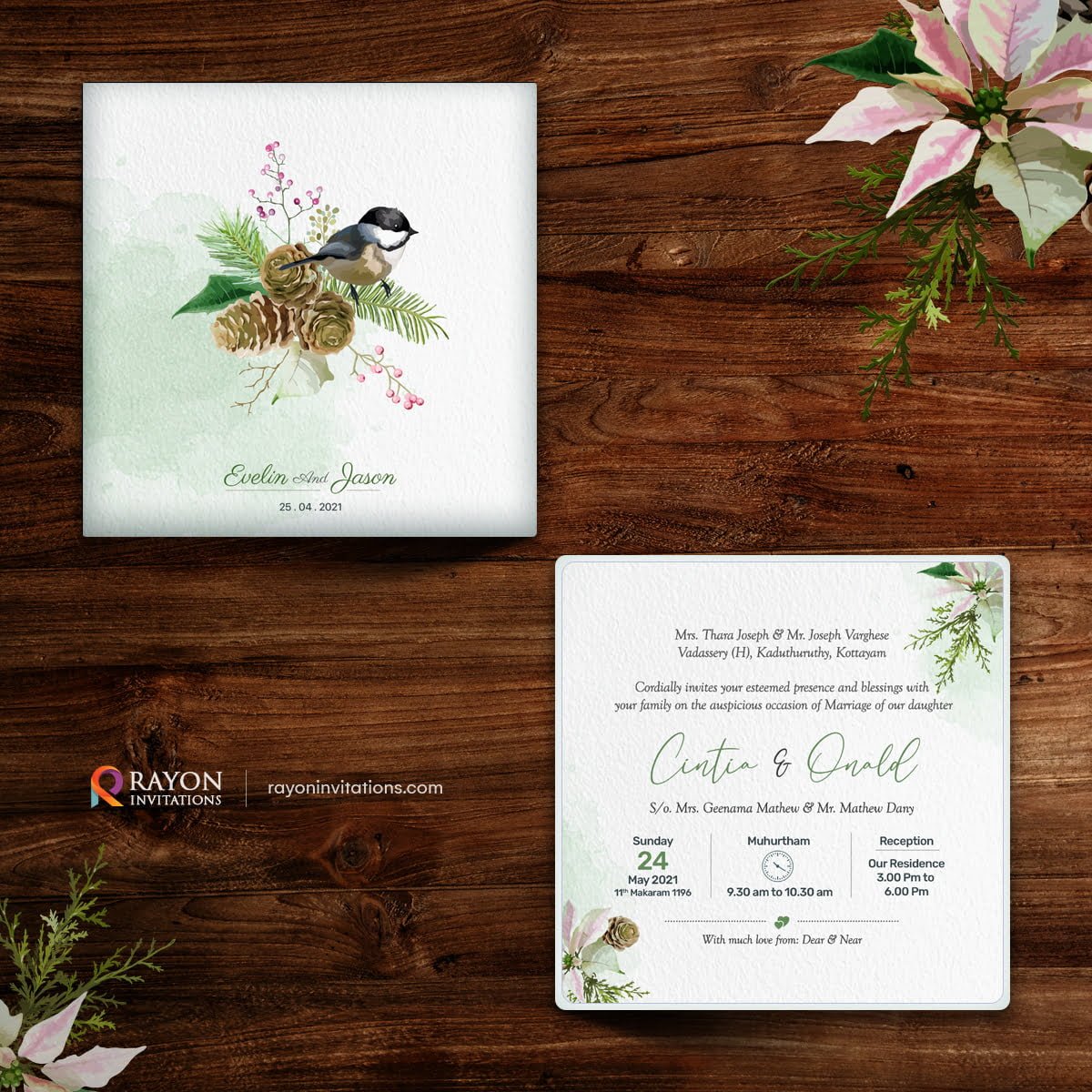 Wedding Invitation Cards Tanur
