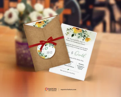 Wedding Cards and Invitation Cards Printing Kannur