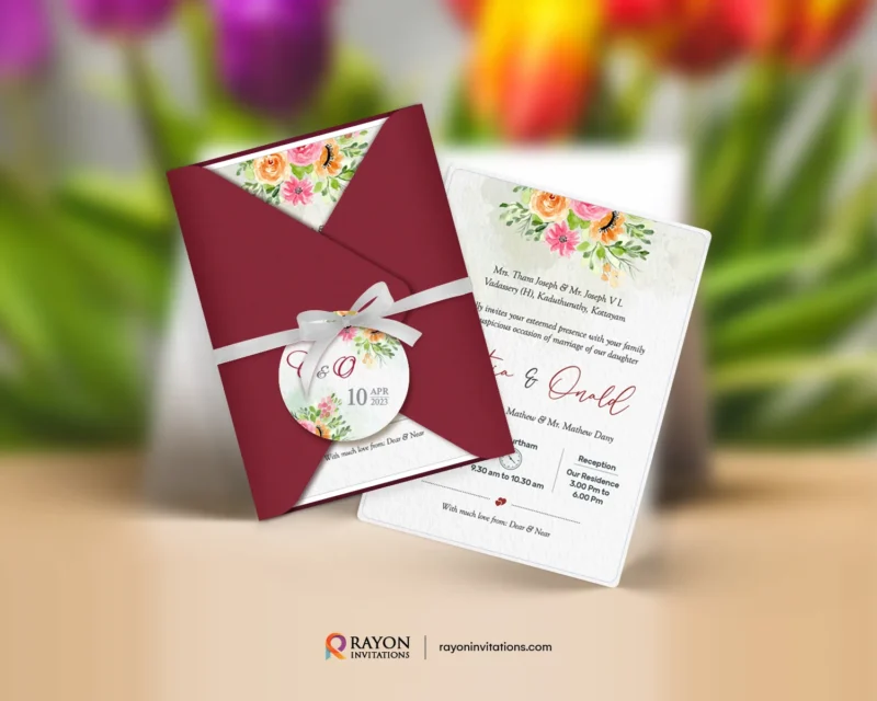 Wedding Cards & Invitation Cards online order Kannur