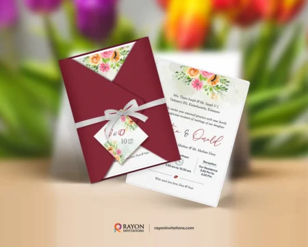 Hindu Wedding Invitation Cards and printing Kannur