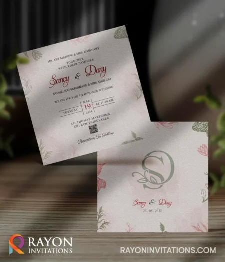 Hindu Wedding Invitation Cards and printing Nilambur