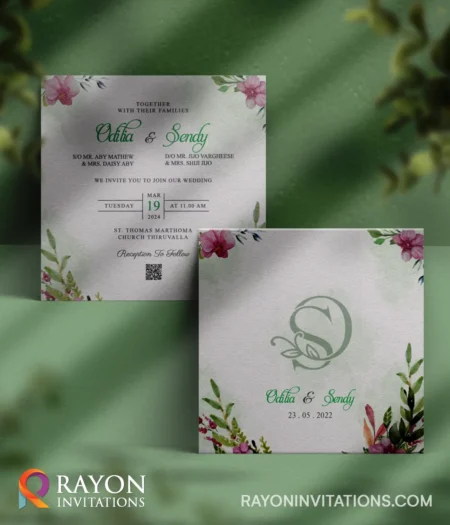 Hindu Wedding Invitation Cards and printing Nilambur