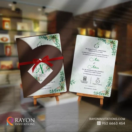 Hindu Wedding Invitation Cards and printing Tripunithura