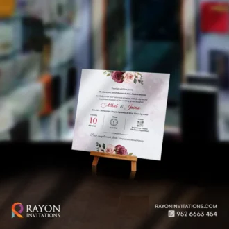 Customised Wedding Cards & Invitation Cards Tripunithura