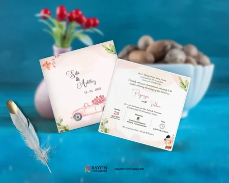Customised Wedding Cards & Invitation Cards online Koduvally