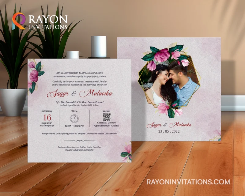 Wedding Cards and Invitation Cards Printing Shoranur