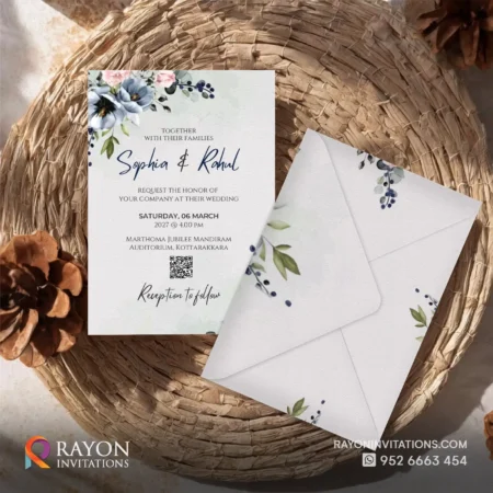 Hindu Wedding Invitation Cards and printing Shoranur