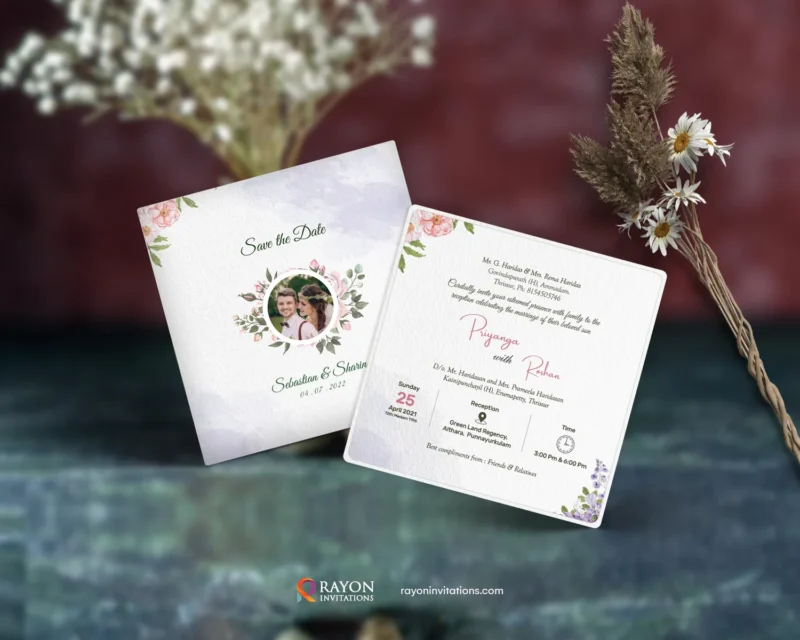 Malayalam Wedding Invitation