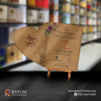 Laser Cut Wedding Cards