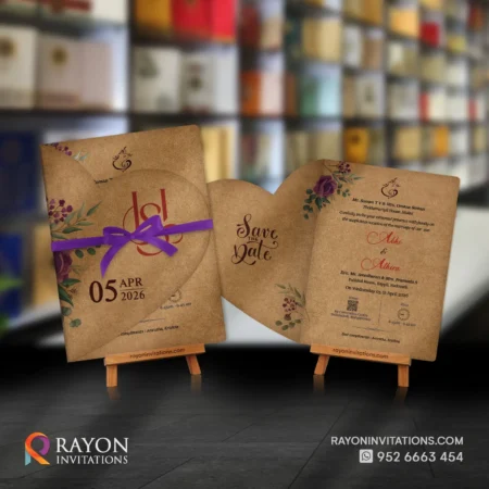 Laser Cut Wedding Cards