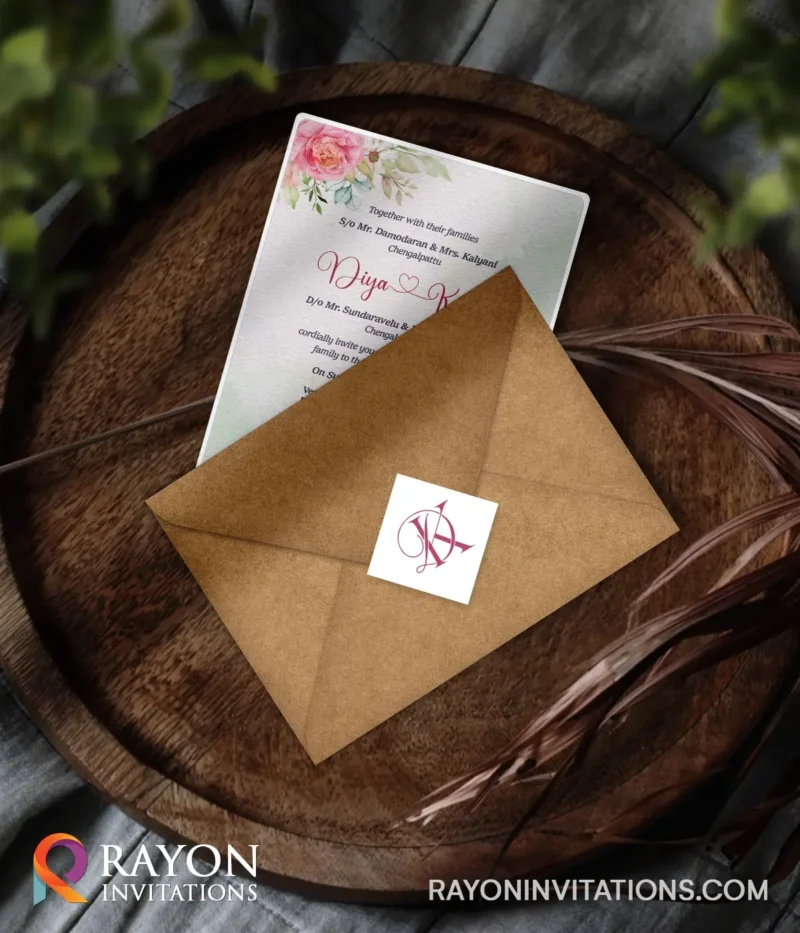 Christian Wedding Invitation Cards online Perinthalmanna