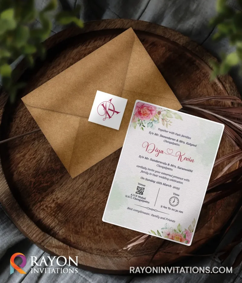 Hindu Wedding Invitation Cards and printing Perinthalmanna