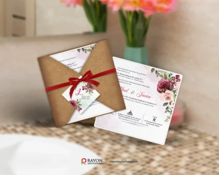 Muslim Wedding Invitation Cards online Alappuzha