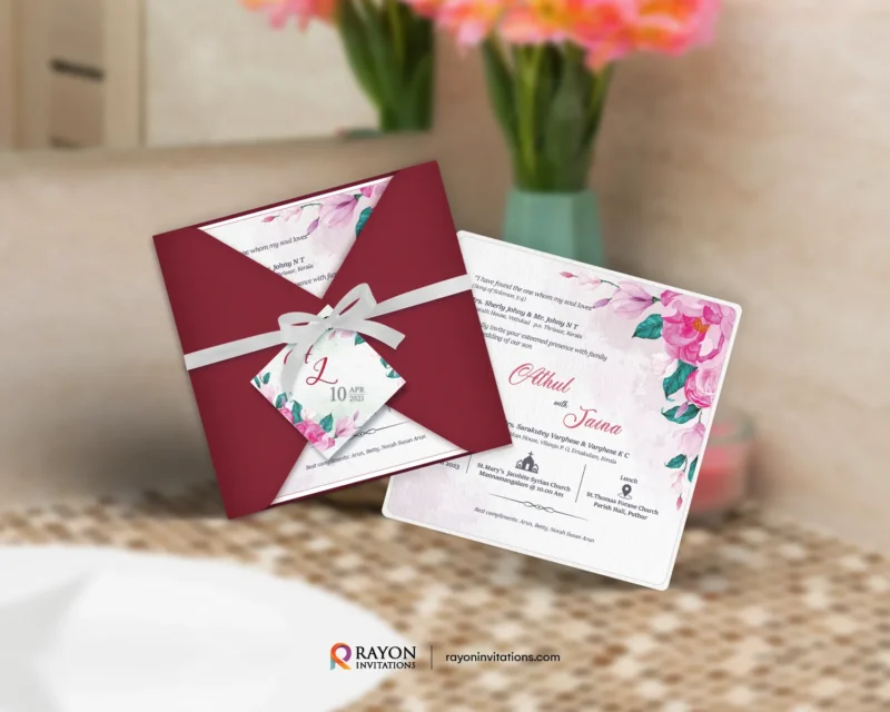 Muslim Wedding Invitation Cards online Palakkad