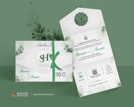 Muslim Wedding Invitation Cards online Kothamangalam