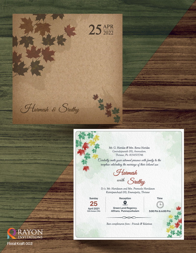 Wedding Cards Kalpetta