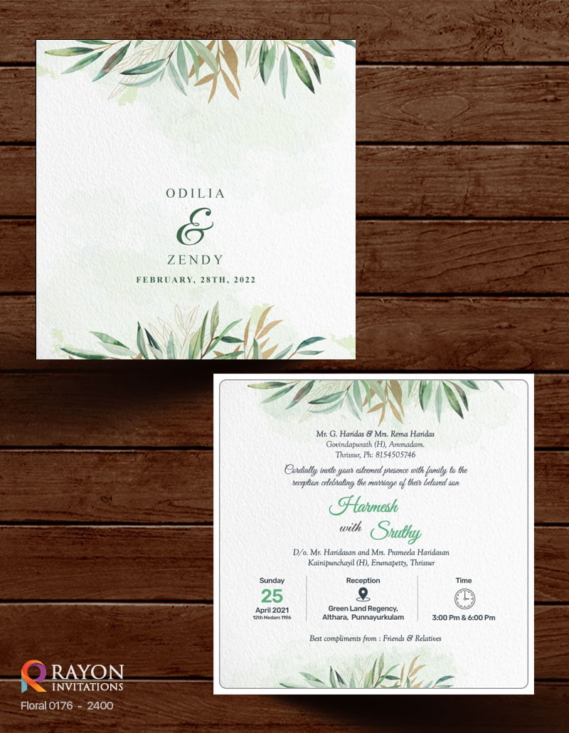 Wedding Cards Paravur