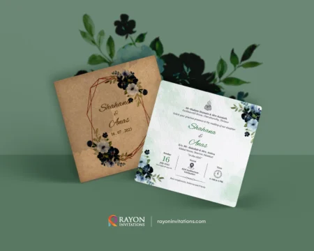 Muslim Wedding Invitation Cards online Cherthala