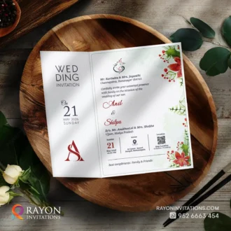 Christian Wedding Invitation Cards online Iritty