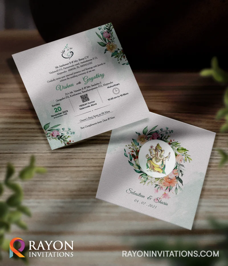Wedding Cards & Invitation Cards online order Kottayam