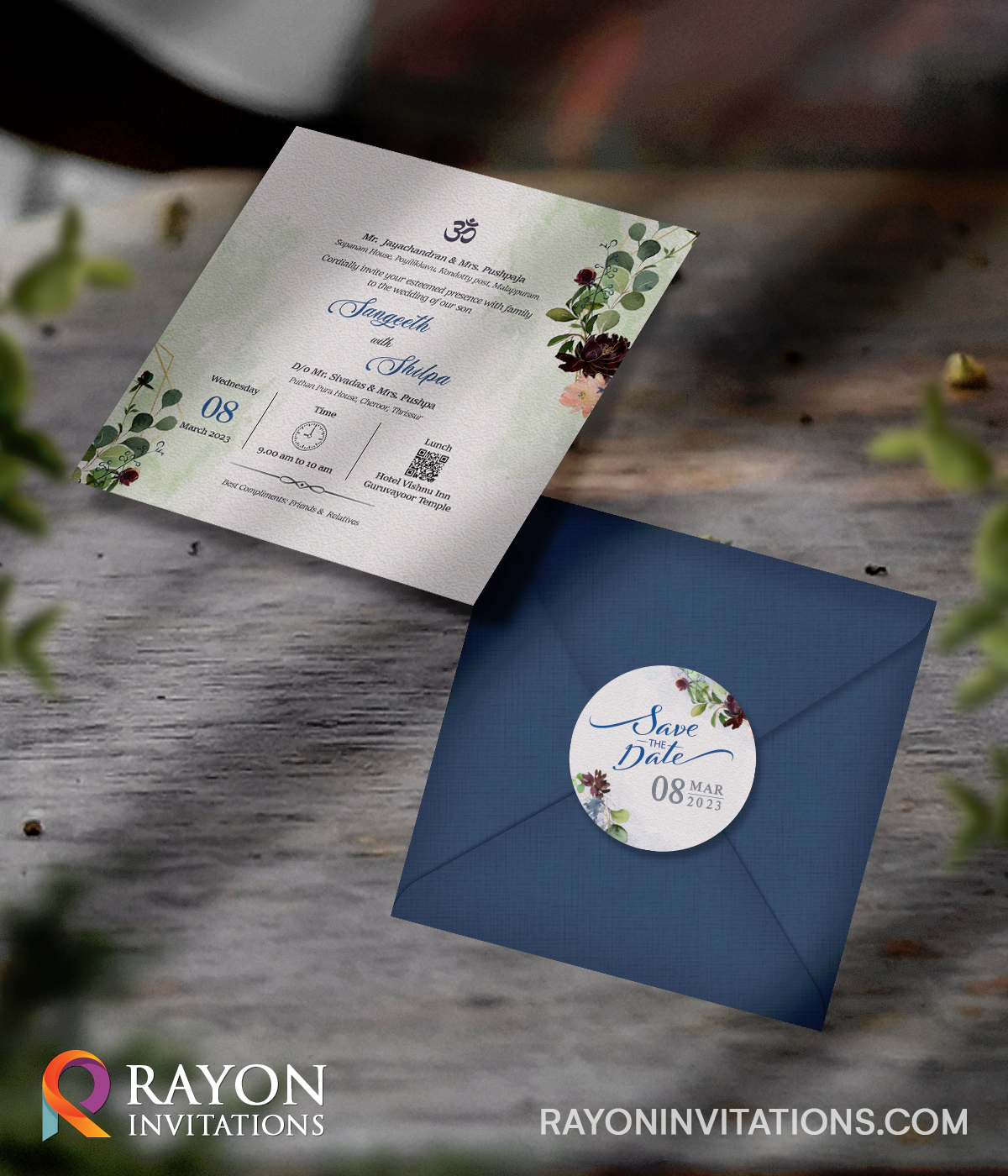 Muslim Wedding Invitation Cards online Thrissur
