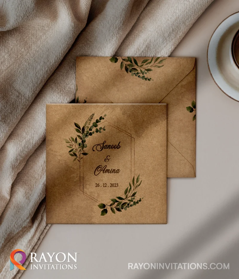 Christian Wedding Invitation Cards online Payyanur