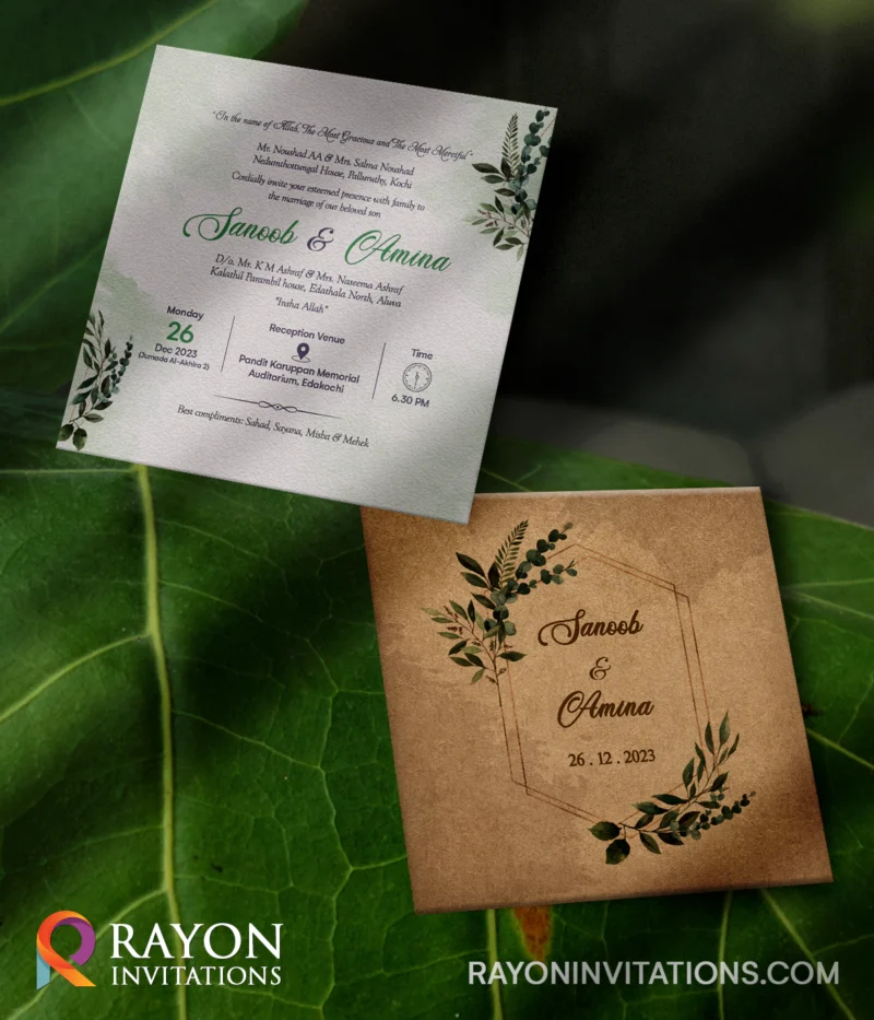 Wedding Cards & Invitation Cards online Payyanur