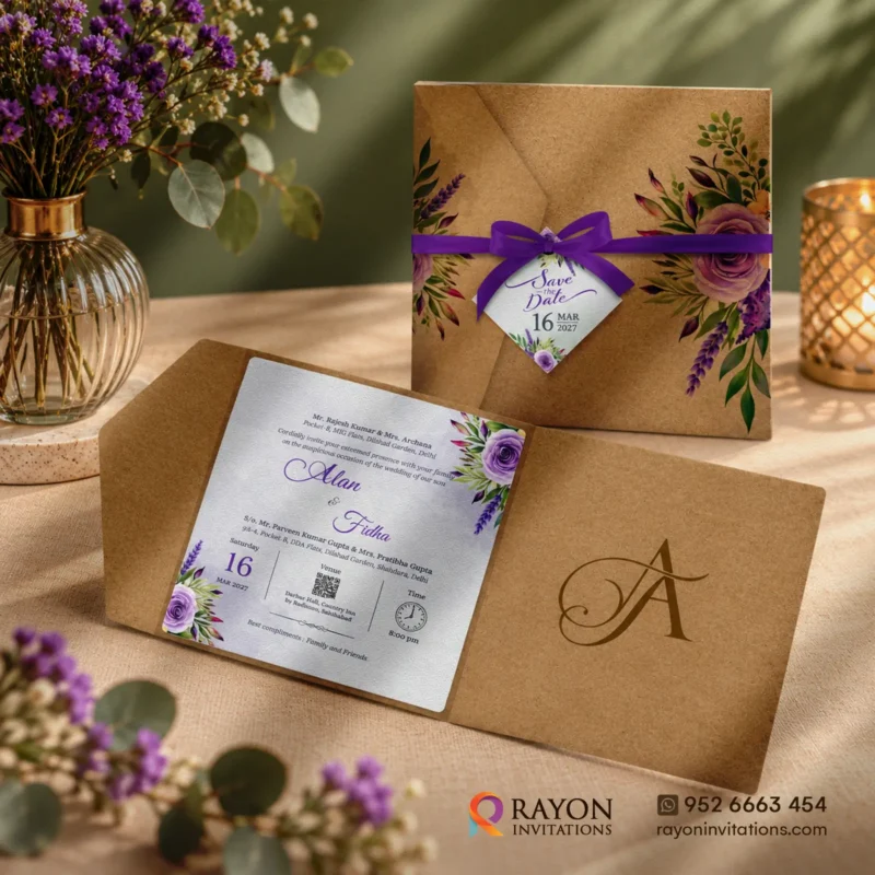 Christian Wedding Invitation Cards online Punalur