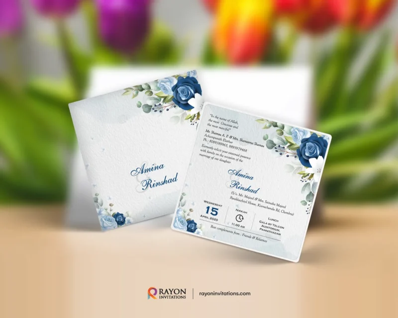 Wedding Invitation Cards Paravur