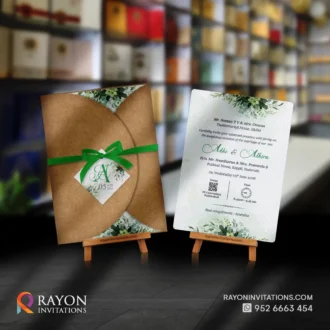 Customised Wedding Cards & Invitation Cards online Paravur