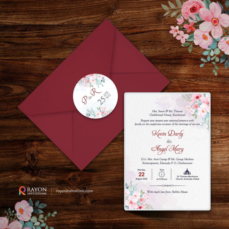 Wedding Card printing Cherthala