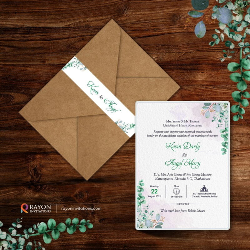 Marriage Cards Cherthala