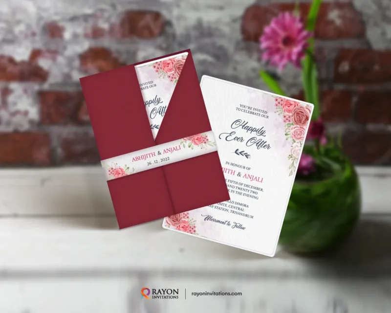 Hindu Wedding Invitation Cards and printing Manjeri