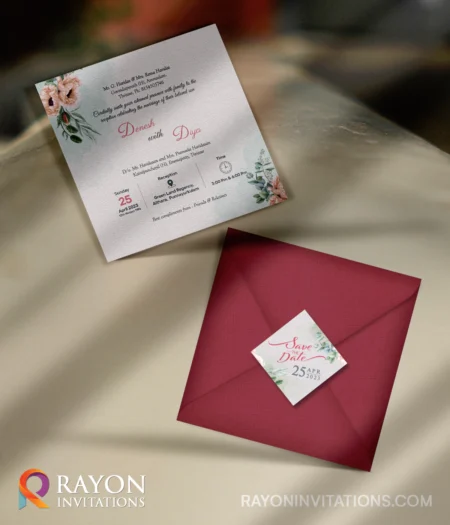 Christian Wedding Invitation Cards online Paravur
