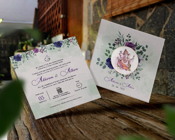 Hindu Wedding Invitation Cards and printing online