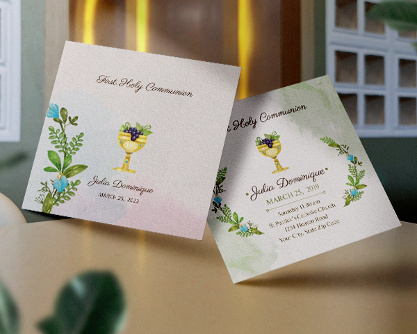 Holy Communion Invitation Cards online