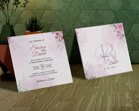 Wedding Cards & Floral Invitation Cards