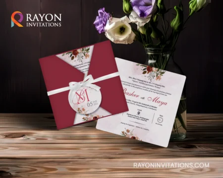 Christian Wedding Invitation Cards online Angamaly