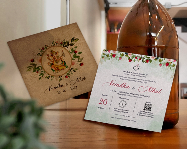 Hindu Marriage Invitation Cards and printing online