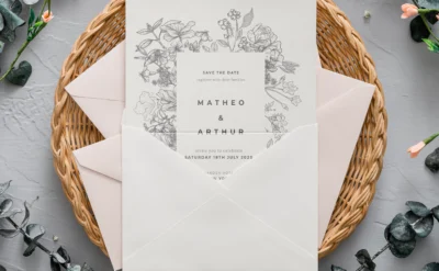 Customized Floral Wedding Invitations online