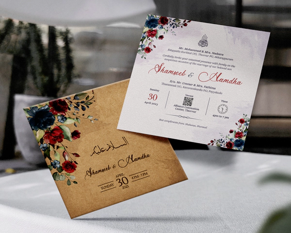 Muslim Wedding Card Online