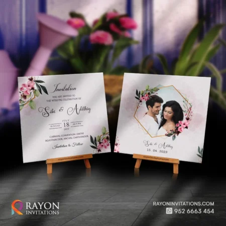 Christian Wedding Invitation Cards Thiruvananthapuram