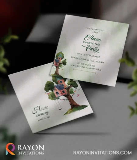 floral wedding invitation cards