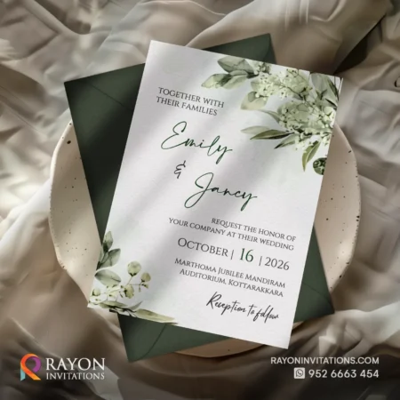 modern wedding invitation cards