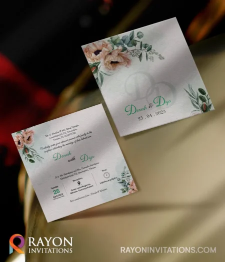 Christian Marriage Invitation Cards India