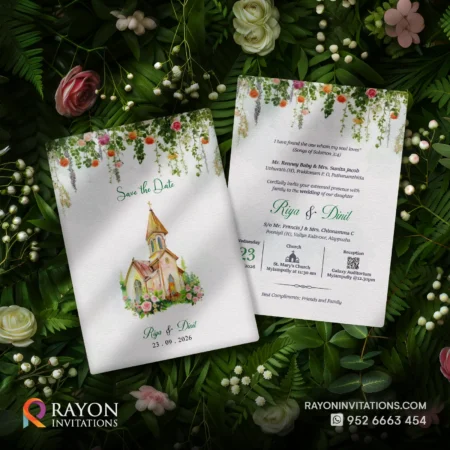 Christian Wedding Invitation Cards