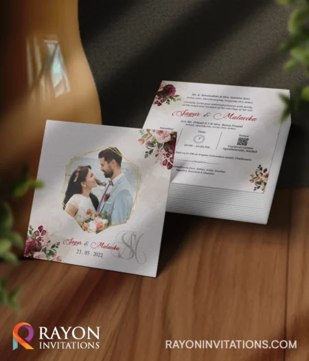 Wedding Invitation Cards Online Kerala 10 Wedding invitation cards with photo