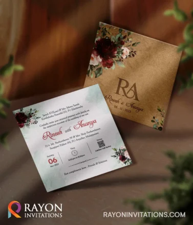 Modern Wedding Card Designs